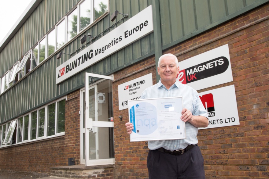 Bunting Magnetics Europe Ltd Secures Quality and Environmental Accreditation - Magnetics